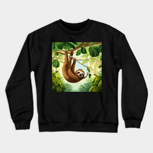 Smiling Sloth Crewneck Sweatshirt